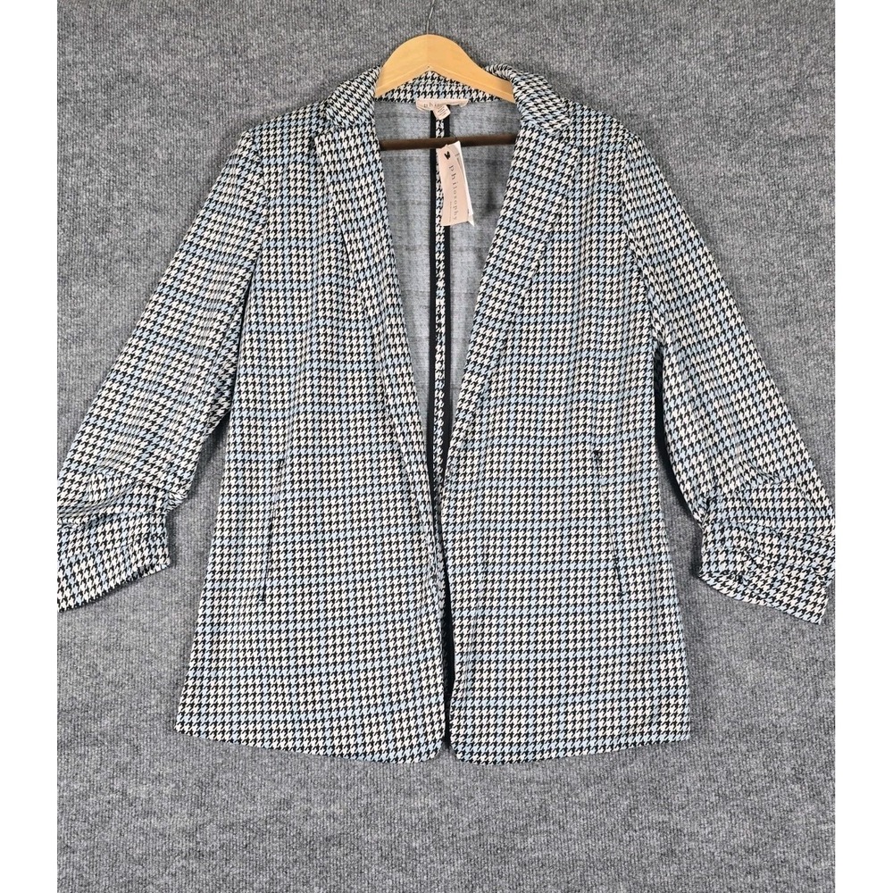Philosophy Viscose Blend Blazer Womens Sz‎ XS Houndstooth Blazer